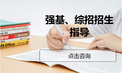 强基、综招招生指导